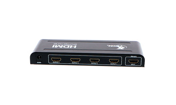 Xtech 4-Way HDMI Splitter with Power (XHA-410)